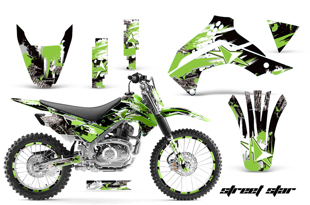 Kawasaki KLX 140 2008 2012 Graphic Kit STS G NPs